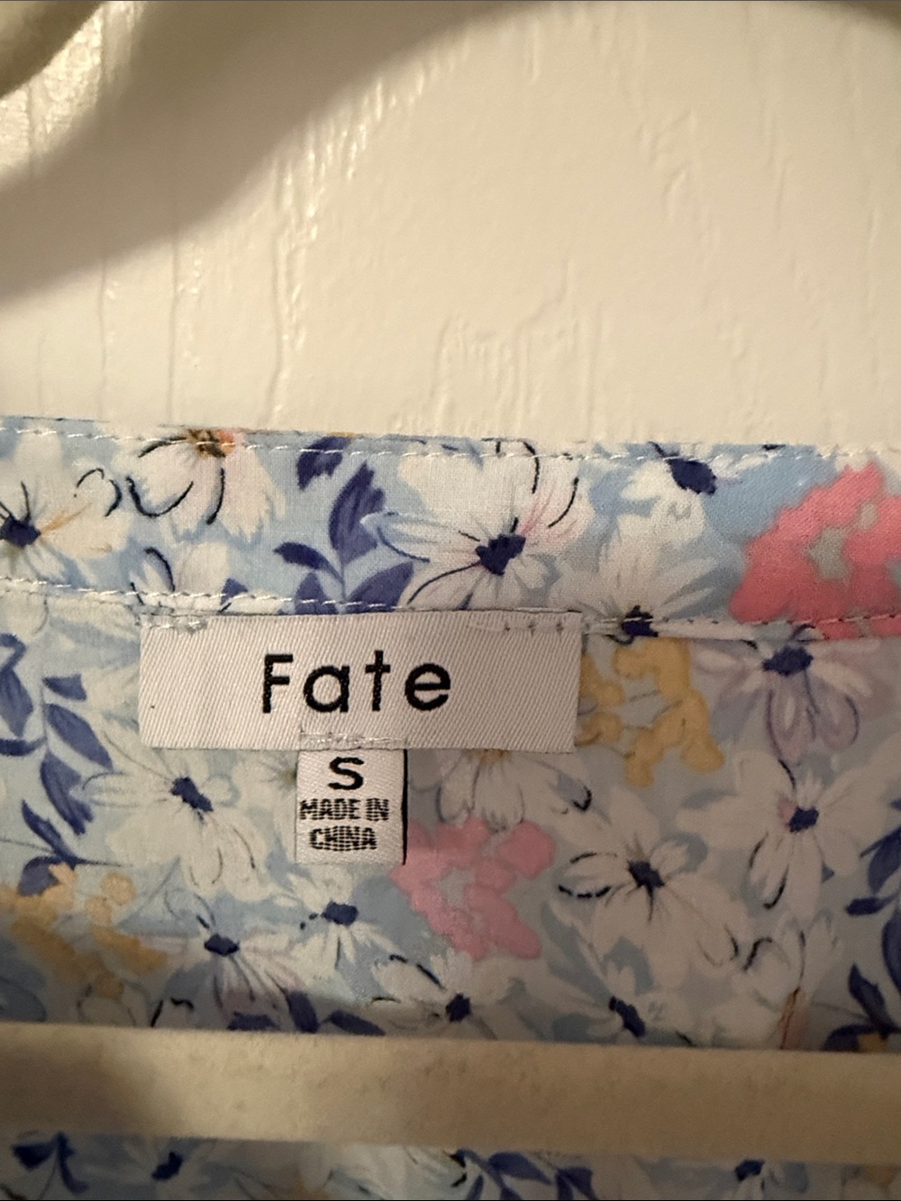 Fate Blue Floral Ruffled Dress - Picture 2 of 3